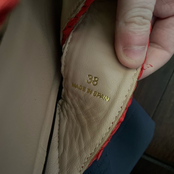 NEW VALENTINO REDV Espadrille Woven Sandals - Picture 6 of 7